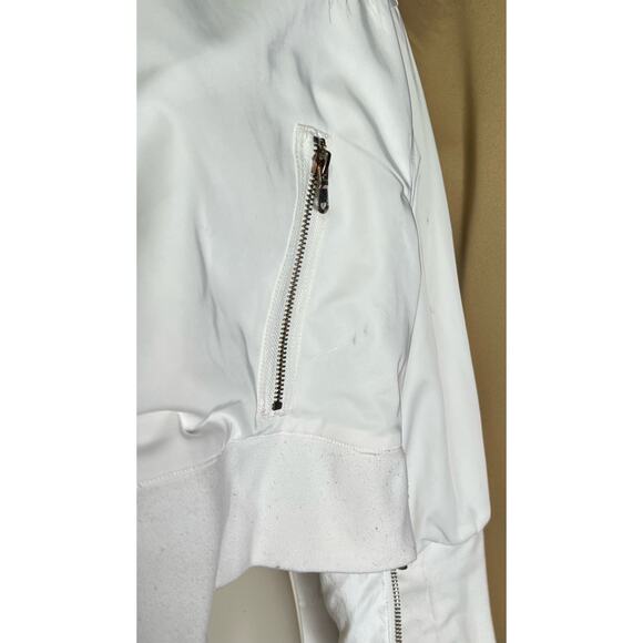 KF/KaufmanFranco Collective White Cropped Faux Fur Collar Jacket XS - Picture 7 of 14